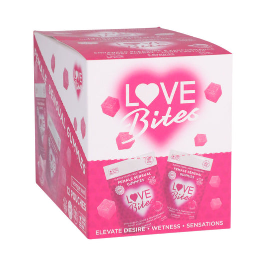 Love Bites Female Sensual Gummies 2-Pack 12-Piece Display