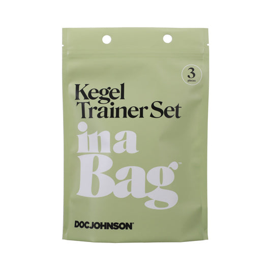 Doc Johnson Kegel Trainer Set In A Bag 3-Piece Silicone Pink
